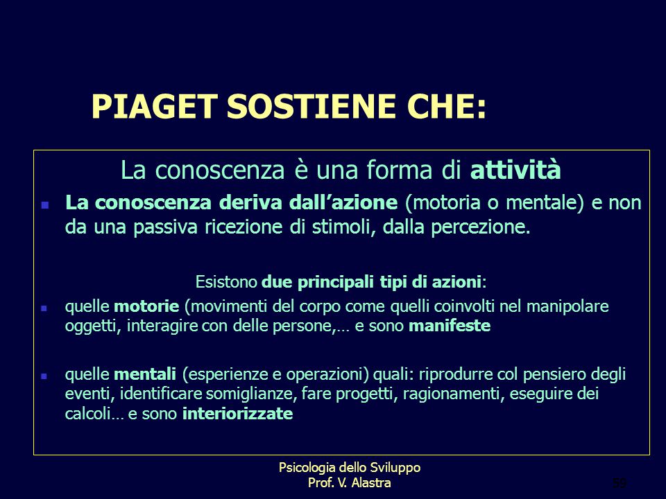 Psicologia dello sviluppo 3. IL CONTRIBUTO DI PIAGET ppt scaricare